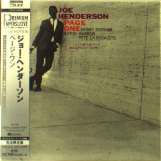 Page One: Limited - Joe Henderson - Música -  - 4988031137871 - 18 de marzo de 2016