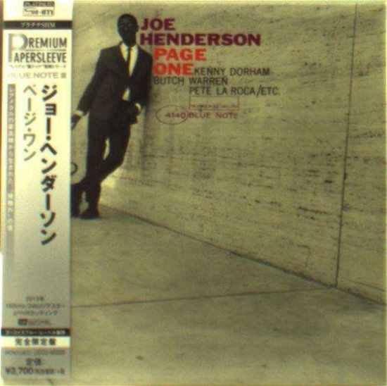Cover for Joe Henderson · Page One: Limited (CD) [Limited edition] (2016)