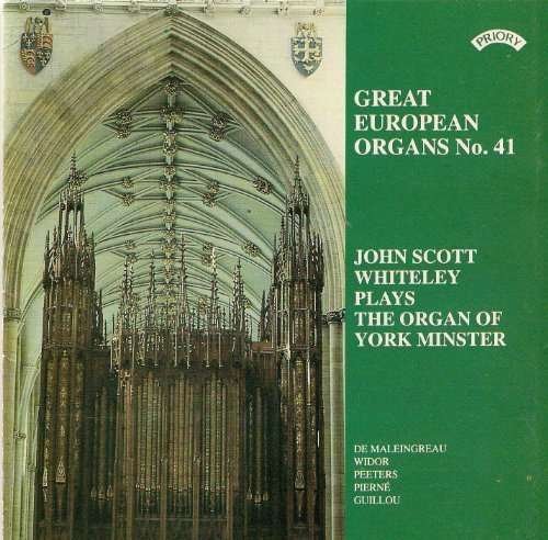 Cover for John Scott Whiteley · Great European Organs No. 41: York Minster (CD) (2018)