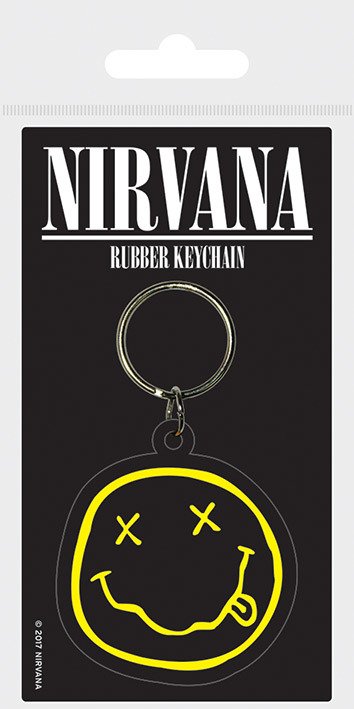 Nirvana (smiley) (portachiavi Gomma) - Keyrings - Produtos - AMBROSIANA - 5050293387871 - 1 de fevereiro de 2021