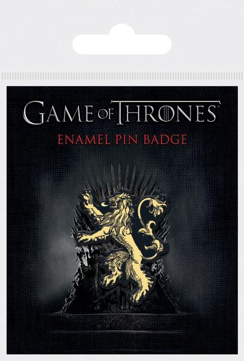 Cover for Game Of Thrones: Pyramid · Pin emaelled Game of Thrones (Lannister) (Legetøj)