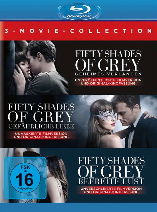 Fifty Shades of Grey-3 Movie-collection - Dakota Johnson,jamie Dornan,kim Basinger - Movies - UNIVERSAL PICTURE - 5053083152871 - June 13, 2018