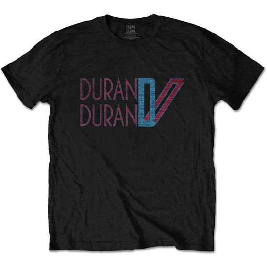 Duran Duran Unisex T-Shirt: Double D Logo - Duran Duran - Merchandise -  - 5056368647871 - 