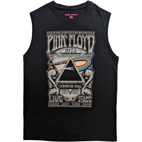 Pink Floyd Unisex Tank T-Shirt: Carnegie Hall Poster - Pink Floyd - Merchandise -  - 5056561080871 - March 31, 2023