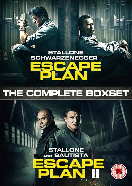 Cover for Escape Plan Boxset · Escape Plan / Escape Plan 2 (DVD) (2018)