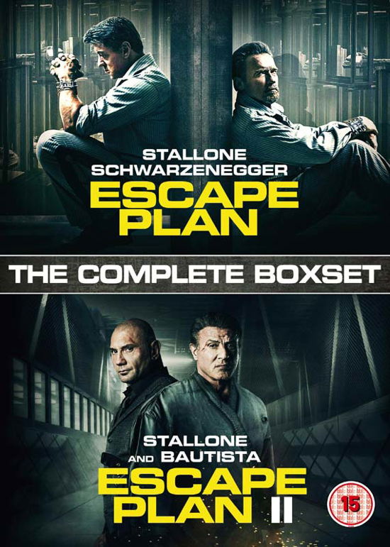 Cover for Escape Plan Boxset · Escape Plan / Escape Plan 2 (DVD) (2018)