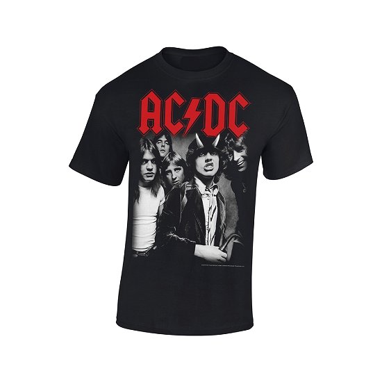 Cover for AC/DC · Highway to Hell (B/w) (T-shirt) [size S] [Black edition] (2018)