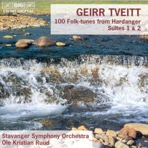 Cover for Tveitt / Stavanger So, Ruud · 100 Folk Tunes from Hardanger Op 151 / Stes 1 &amp; 2 (CD) (1999)