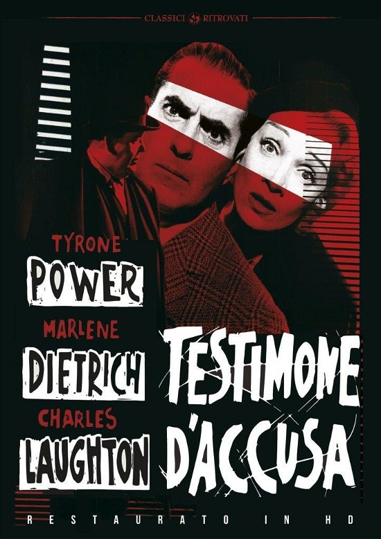 Cover for Testimone D'accusa (Restaurato · Testimone D'Accusa (DVD) (2021)