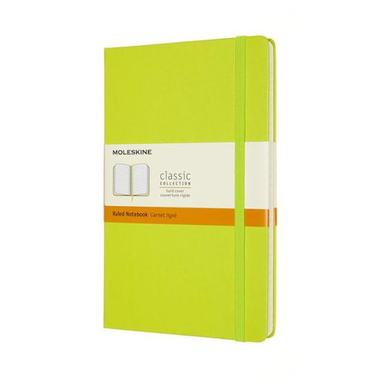 Cover for Moleskine Large Ruled Hardcover Notebook: Lemon Green (Book) (2020)