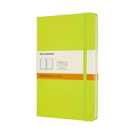 Cover for Moleskine Large Ruled Hardcover Notebook: Lemon Green (Buch) (2020)