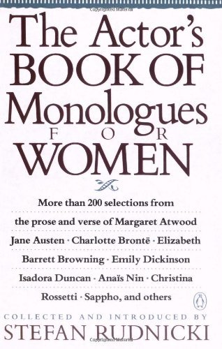 Cover for The Actor's Book of Monologues for Women (Paperback Book) (1991)