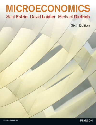 Cover for Saul Estrin · Microeconomics (Paperback Book) (2012)