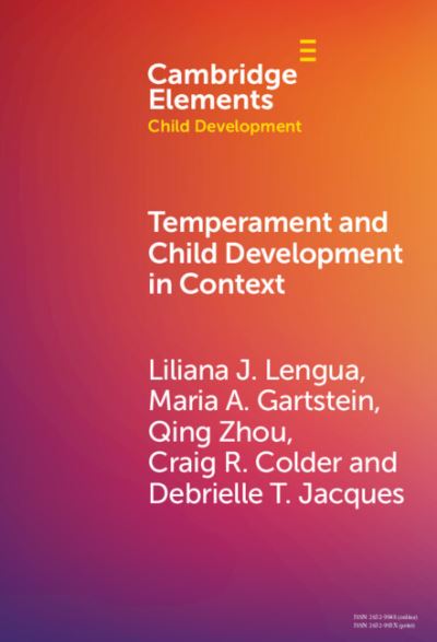 Cover for Lengua, Liliana J. (University of Washington) · Temperament and Child Development in Context - Elements in Child Development (Hardcover Book) (2024)