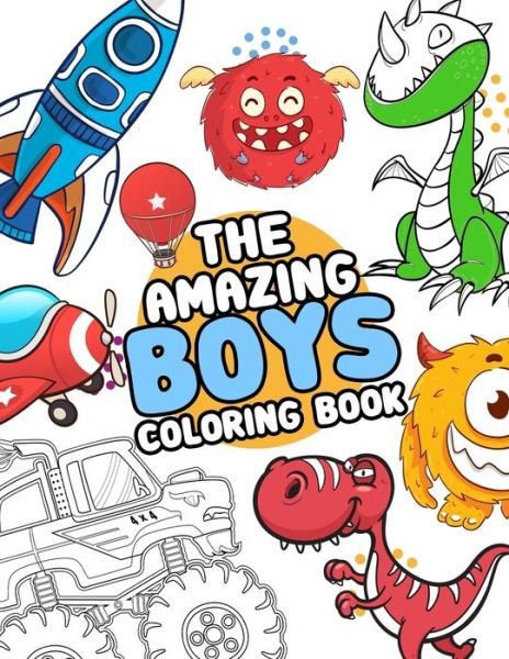 The Amazing boys coloring book - Omi Kech - Books - Independently Published - 9781096408871 - April 30, 2019