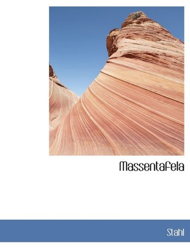 Cover for Stahl · Massentafela (Hardcover Book) (2009)