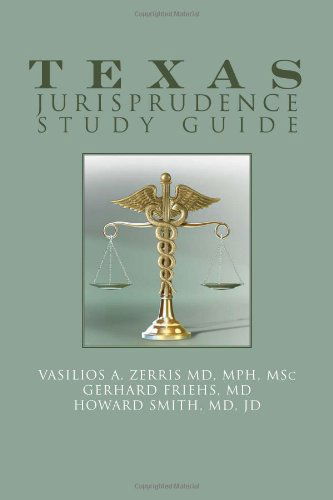Cover for Vasilios a Frighs · Texas Jurisprudence Study Guide (Paperback Book) (2012)