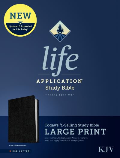 Cover for Tyndale · KJV Life Application Study Bible, Third Edition, Large Print (Leather Book) (2021)