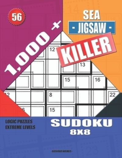 Cover for Basford Holmes · 1,000 + Sea jigsaw killer sudoku 8x8 (Paperback Bog) (2019)