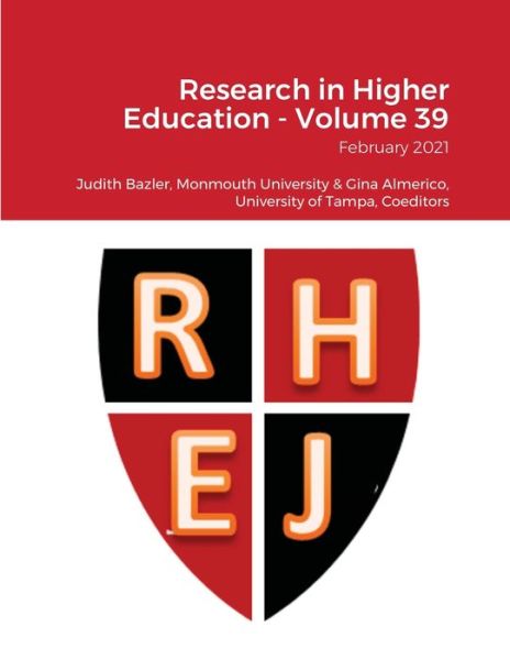 Cover for Judith Bazler · Research in Higher Education - Volume 39 (Paperback Book) (2021)