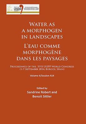Cover for Water as a morphogen in landscapes / L’eau comme morphogene dans les paysages: Proceedings of the XVII UISPP World Congress (1–7 September 2014, Burgos, Spain) Volume 4/Session A14 - Proceedings of the UISPP World Congress (Paperback Book) (2016)