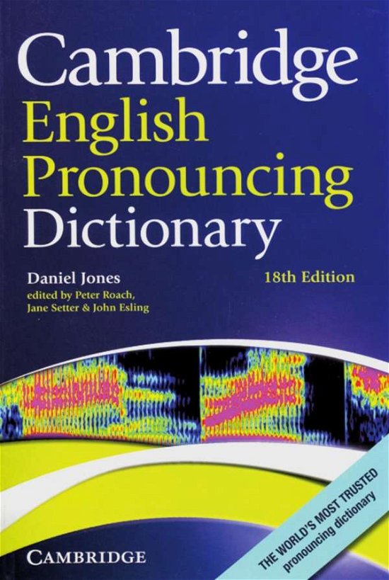 Cover for Daniel Jones · Cambridge English Pronouncing Dict. (Bok)