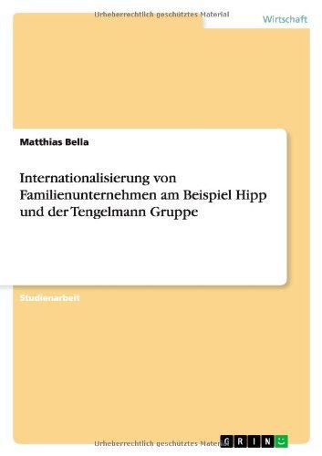 Cover for Bella · Internationalisierung von Familie (Book) [German edition] (2012)