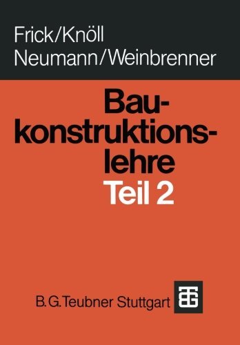 Cover for O Frick · Baukonstruktionslehre: Teil 2 (Pocketbok) (2012)
