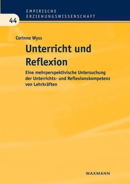 Cover for Wyss · Unterricht und Reflexion (Book) (2017)