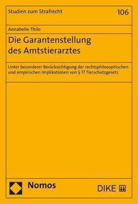 Cover for Thilo · Die Garantenstellung des Amtstier (Bog) (2020)