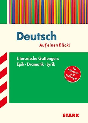 Deutsch - auf einen Blick! Gattungen: Epik, Dramatik und Lyrik - Stark Verlag GmbH - Books - Stark Verlag GmbH - 9783849008871 - December 6, 2014