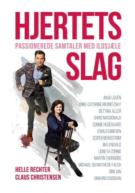 Cover for Helle Rechter &amp; Claus Christensen · Hjertets Slag (Hardcover Book) [1. Painos] (2019)