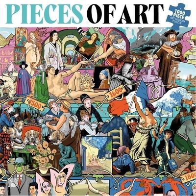 Pieces of Art: A 1000 Piece Art History Puzzle -  - Gadżety - Dokument Forlag - 9789188369871 - 27 czerwca 2024