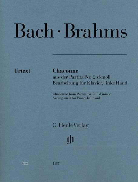 Cover for Bach · Chaconne aus d.Partita 2 d,Kl.link (Bog)