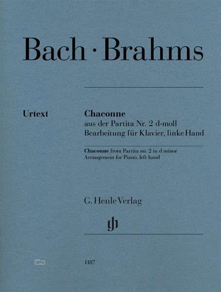 Cover for Bach · Chaconne aus d.Partita 2 d,Kl.link (Buch)
