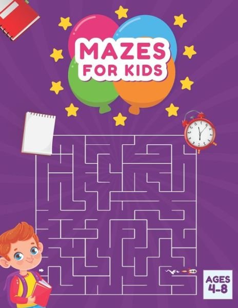 Cover for Hiyokay Art · Mazes For Kids Ages 4-8: Amazing Maze Puzzles Activity Book For Ages 4-8 (Pocketbok) (2022)