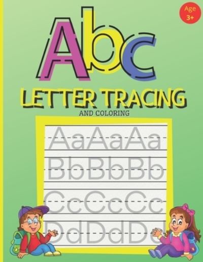 Cover for Books BamBam Books · ABC Letter Tracing And Coloring: Handwriting Practice Book for Preschoolers - A Fun Book to Practice Writing Alphabet for Kids Ages 3-5 (Paperback Bog) (2021)