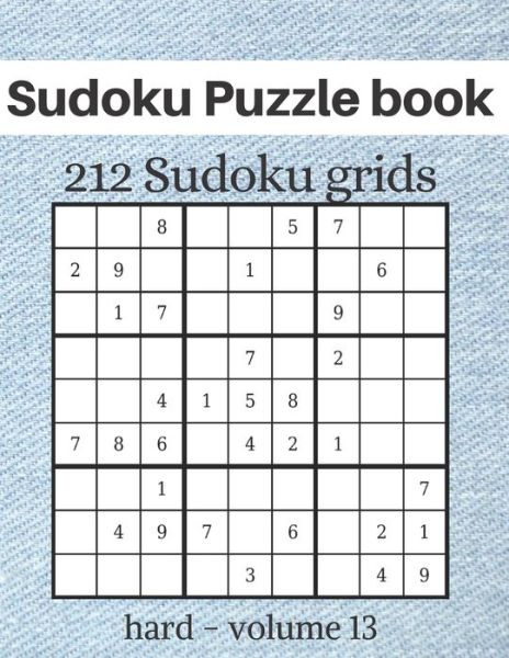 Cover for Katz Journal · Sudoku Puzzle book - 212 Sudoku grids (Paperback Book) (2020)