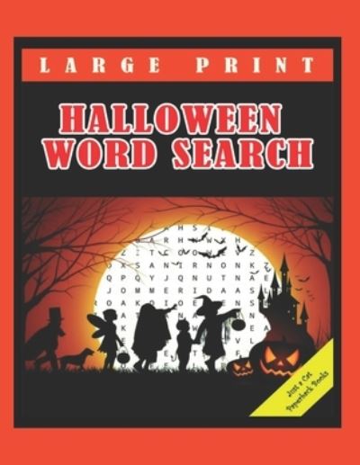 Cover for Just A Cat Paperback Books · Halloween Word Search (Paperback Book) (2020)