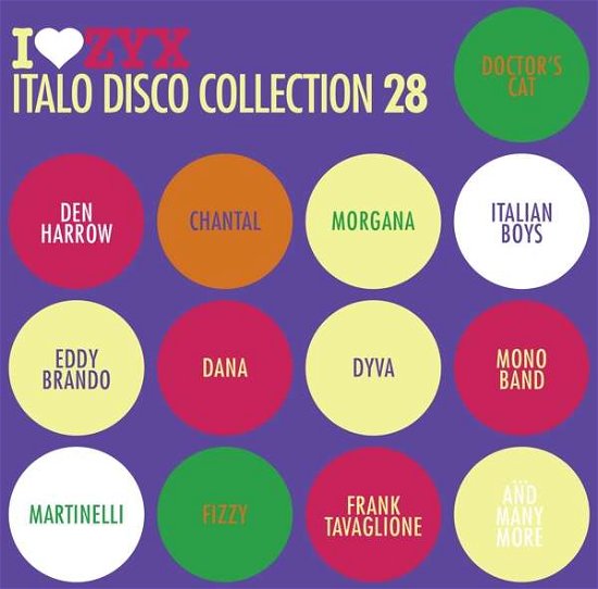 Cover for Zyx Italo Disco Collection 28 (CD) (2019)