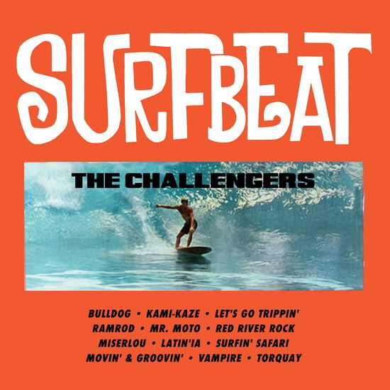 Cover for Challengers · Surfbeat (LP) [Black Friday 2024 Clear Orange Vinyl edition] (2024)