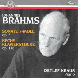 Piano Works - Brahms / Kraus,detlef - Musikk - THOR - 4003913122872 - 1. desember 1995