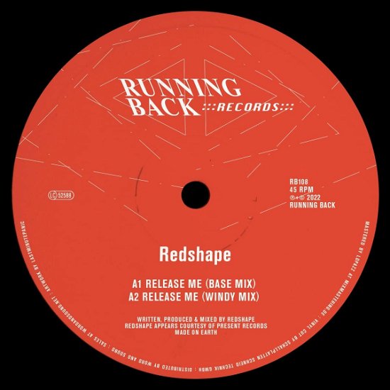 Cover for Redshape · Release Me (12&quot;) (2022)