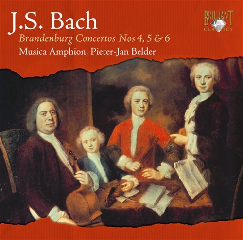 Cover for Johann Sebastian Bach · Brandenburg Concertos Nos. 4, 5 &amp; 6 (CD) (2018)