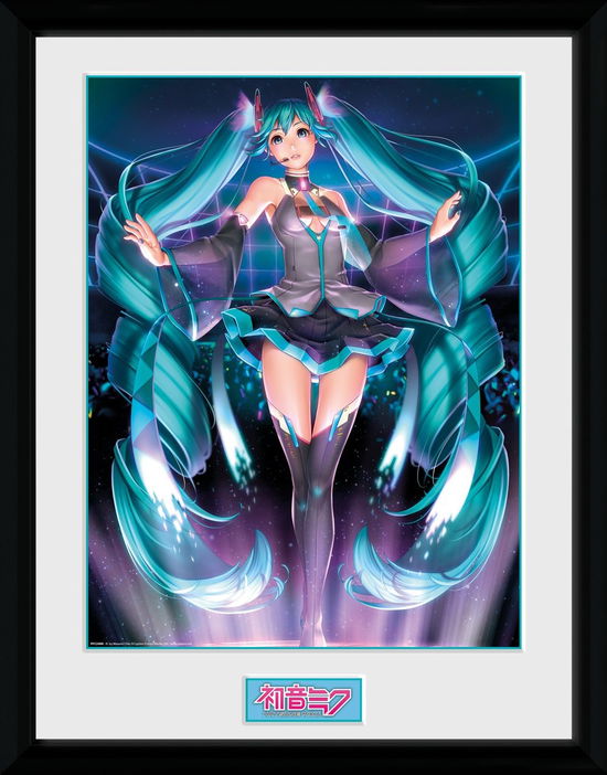 Hatsune Miku: Projection (Stampa In Cornice 30x40 Cm) - Hatsune Miku - Gadżety -  - 5028486376872 - 