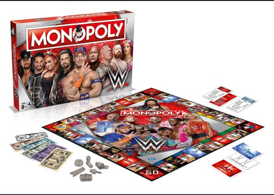 Cover for Winning Moves · Monopoly -WWE (GAME) [Multicoloured edition] (2019)