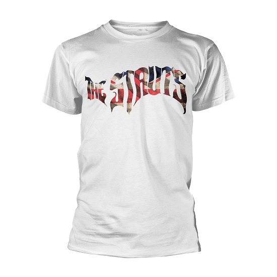 Cover for The Struts · Flag Logo (T-shirt) [size M] [White edition] (2019)