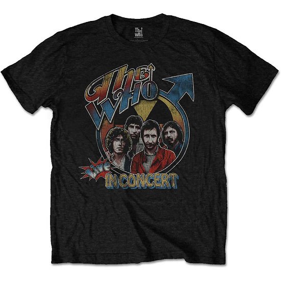 Cover for The Who · The Who Unisex T-Shirt: Live in Concert (T-shirt) [size M] [Black - Unisex edition]