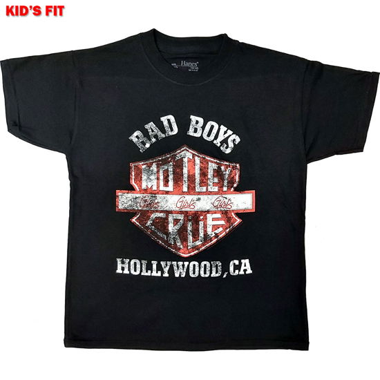 Motley Crue Kids T-Shirt: BBOH (11-12 Years) - Mötley Crüe - Produtos -  - 5056368653872 - 