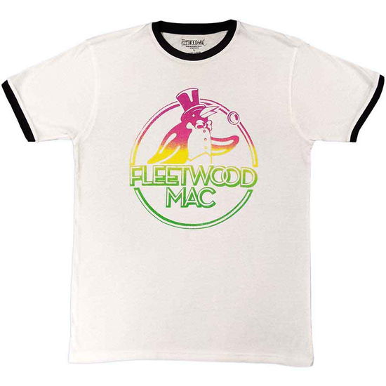 Fleetwood Mac Unisex Ringer T-Shirt: Penguin - Fleetwood Mac - Mercancía -  - 5056561070872 - 